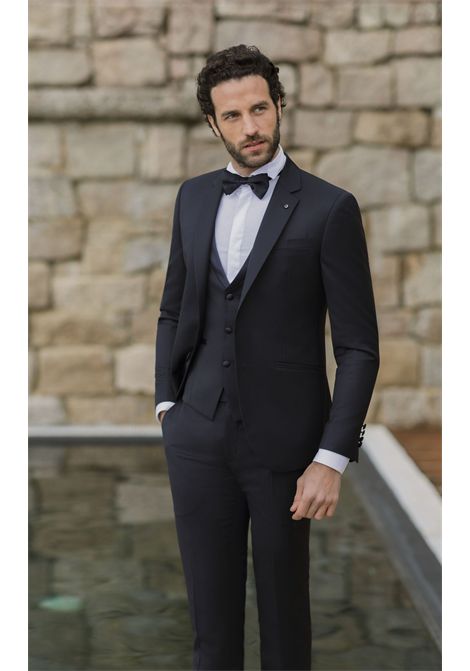 smoking con gilet thomas pina THOMAS PINA | Abiti | COR.26.38.305ABLU
